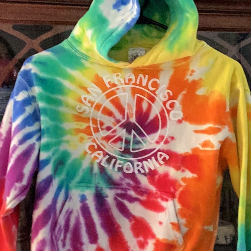 Tie-Dye San Francisco Kids Hoodie